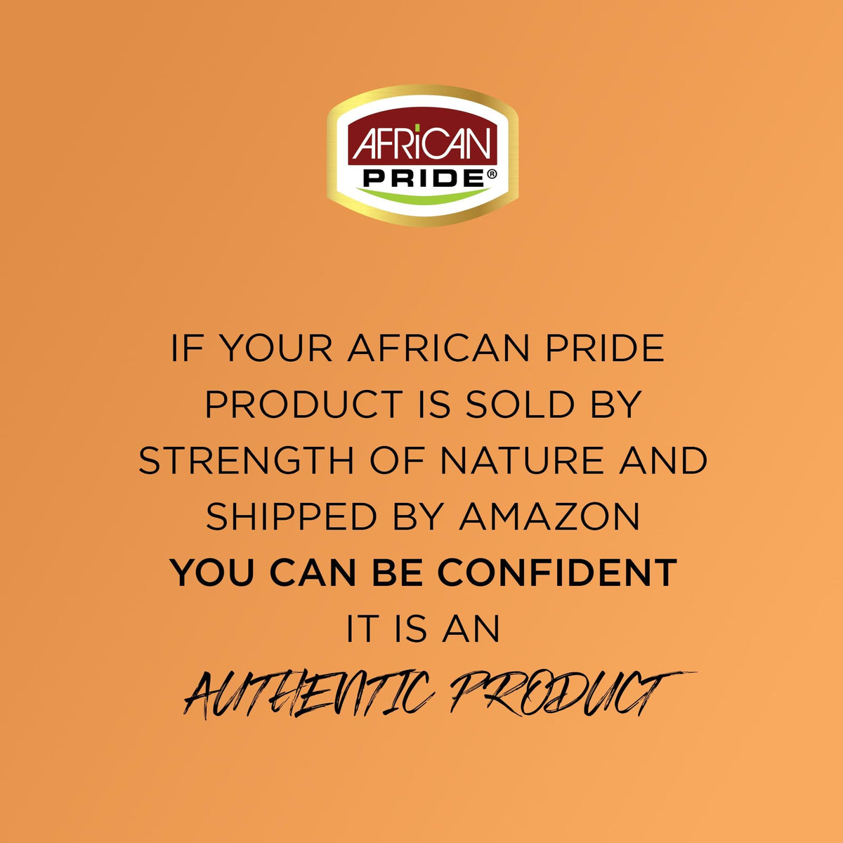 African Pride jar beside hand showing 12oz scale and long-lasting supply
