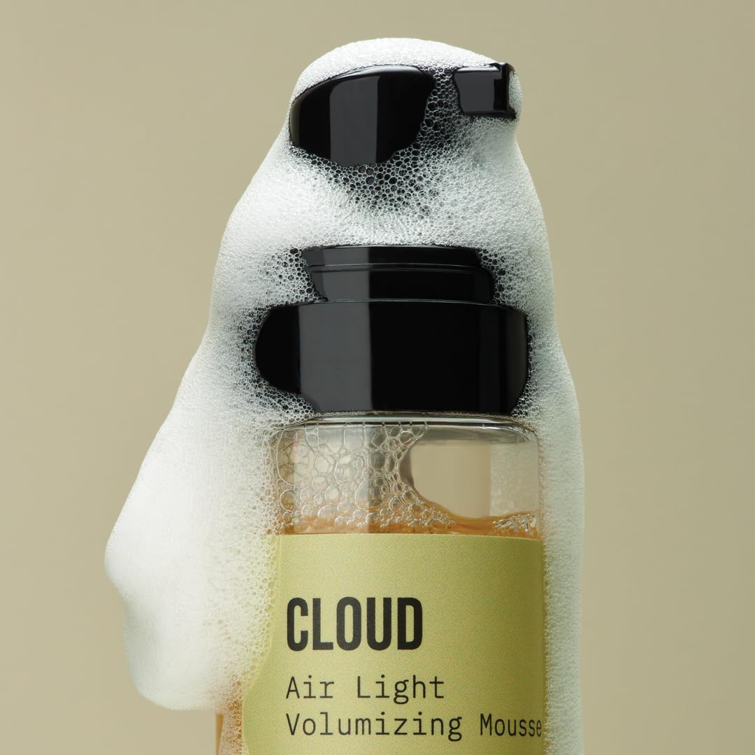 AG Care Cloud Air in styling scene demonstrating natural lift and frizz control benefit