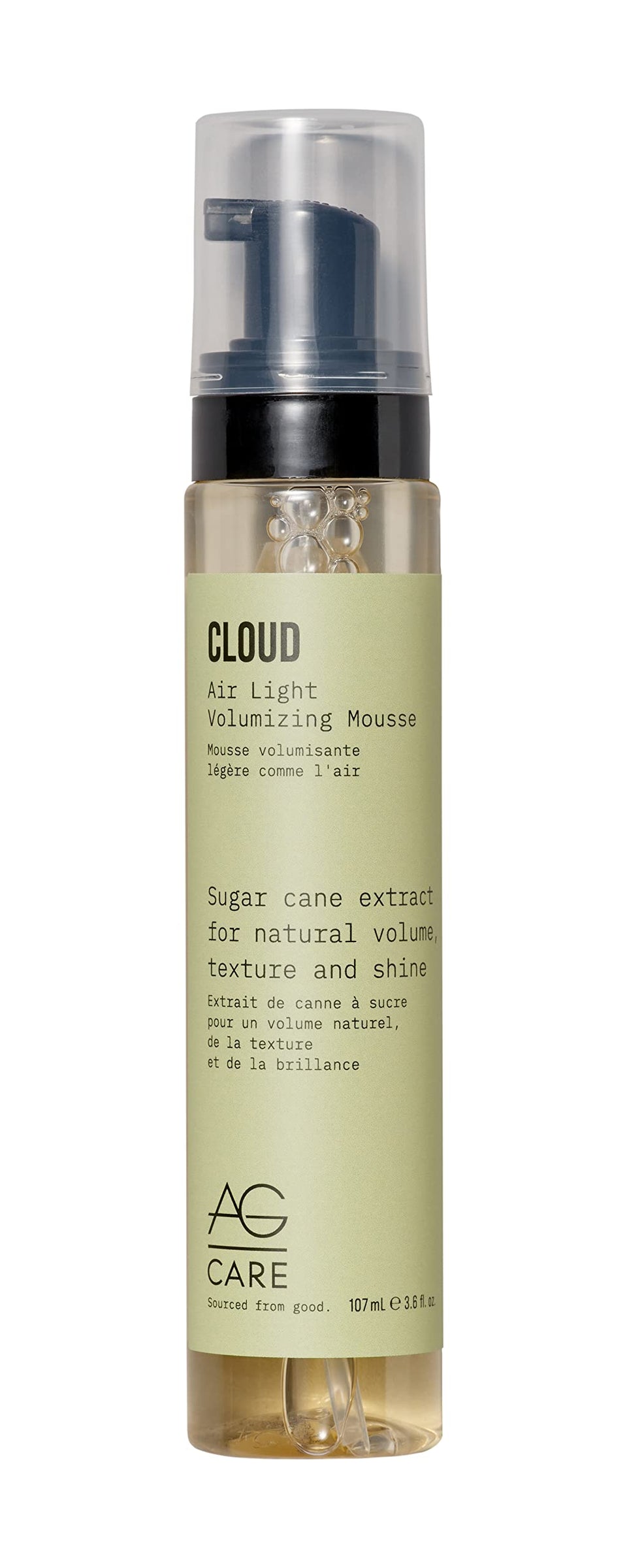 AG Care Cloud Air packaging front view shows product and lightweight volumizing benefit