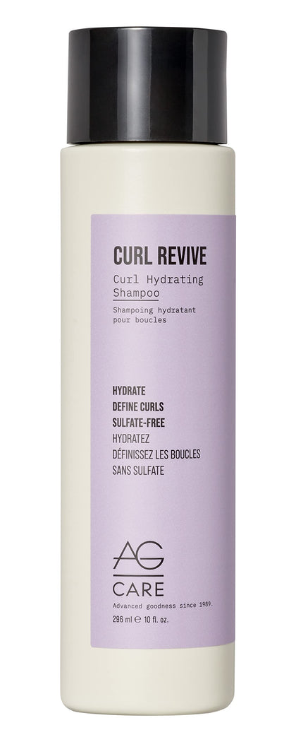 AG Care front bottle view showing label and volume benefiting curl care
