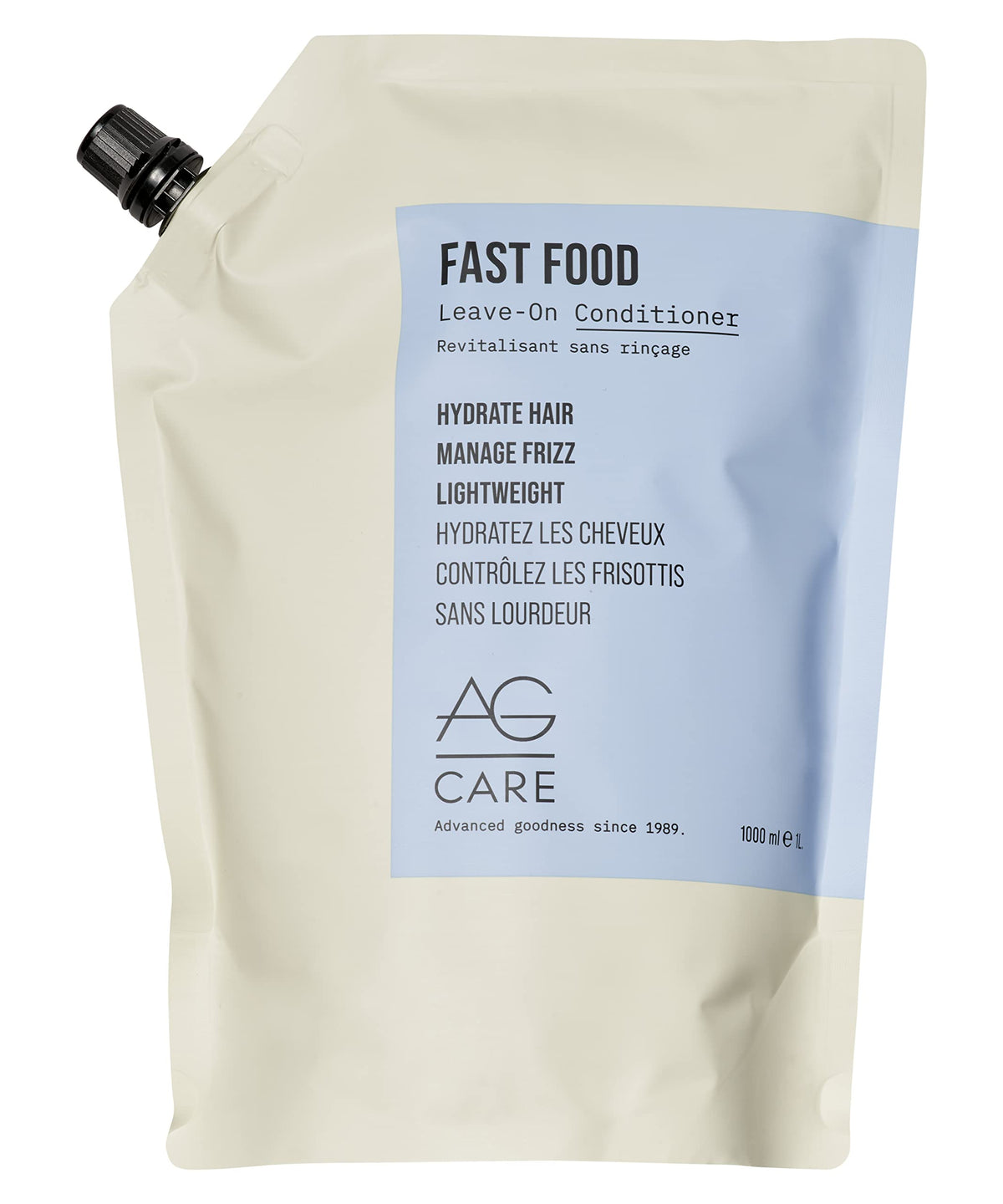 AG Care front bottle showing label and size benefit of clear identification