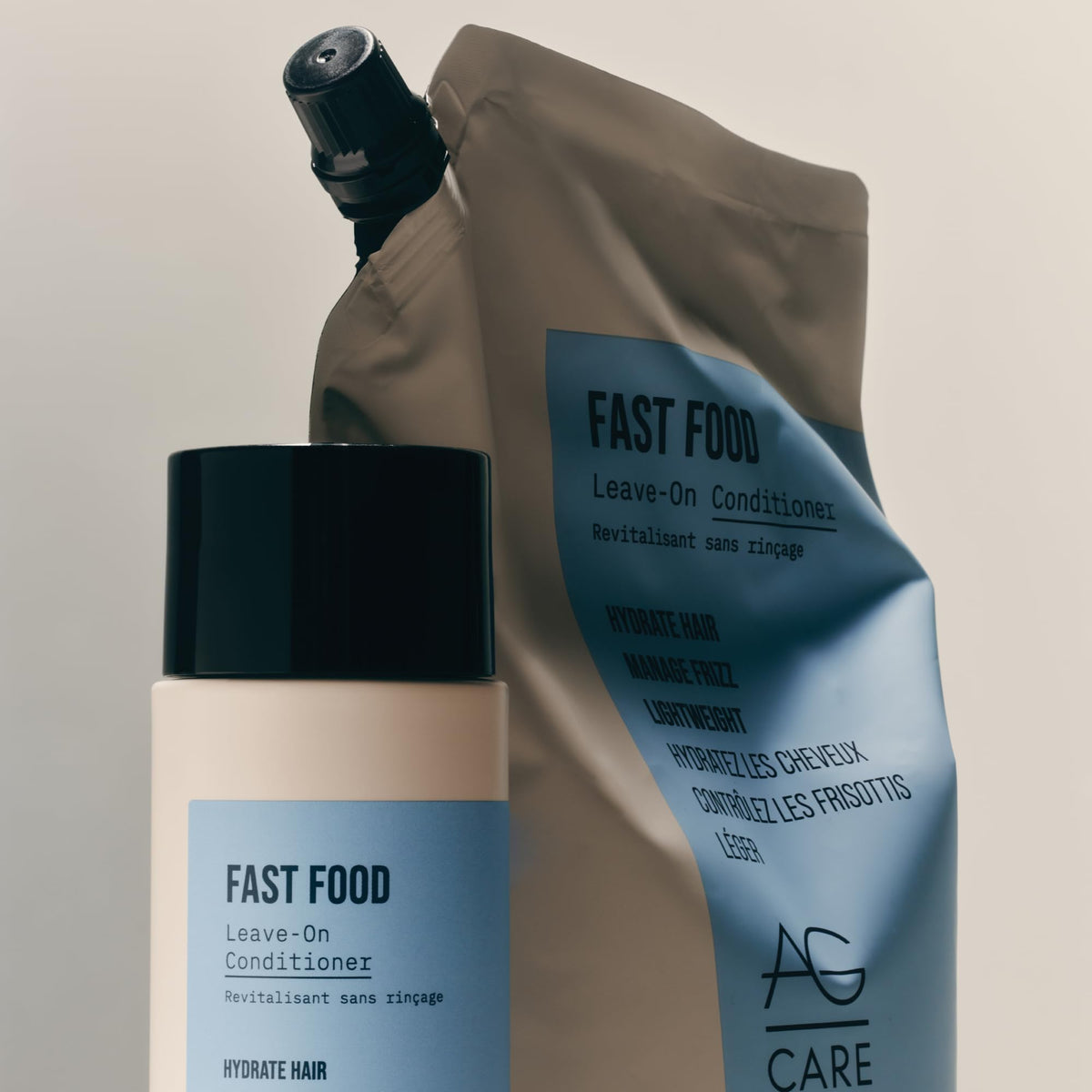 AG Care on bathroom shelf in lifestyle scene conveying daily use