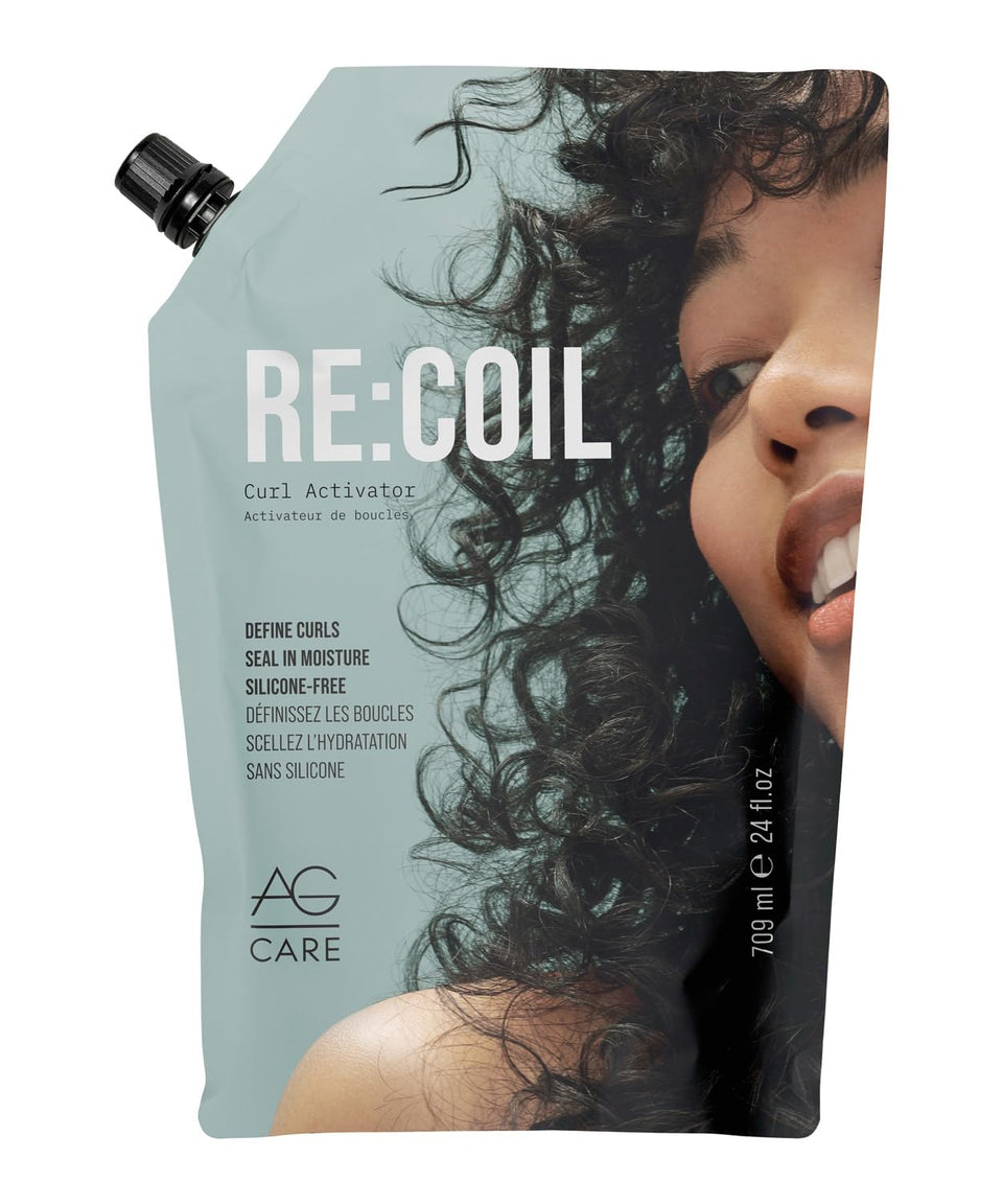 AG Care refill pouch front view showing product branding and eco benefit
