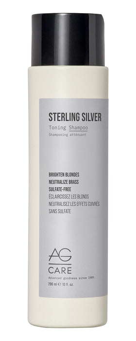 AG Hair Cosmetics front bottle showing product and clear benefit