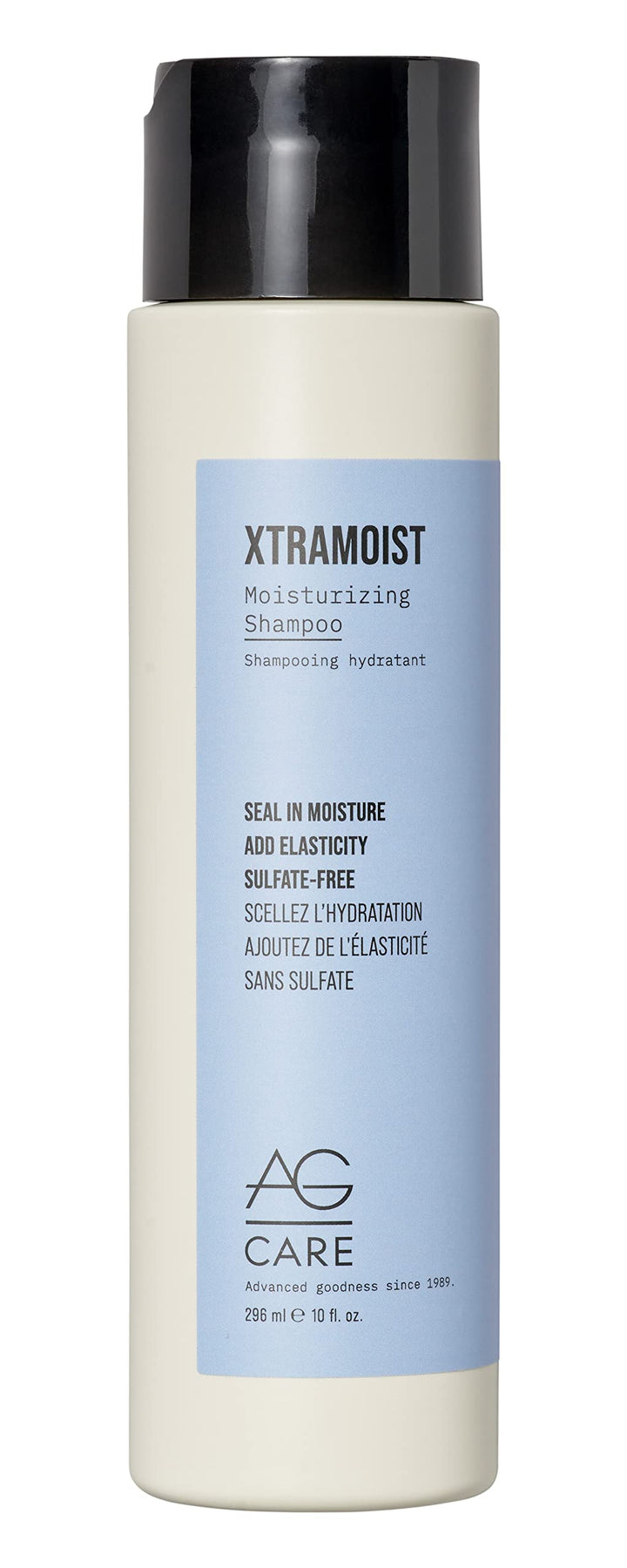 AG Care Xtramoist front bottle showing product branding and size benefits