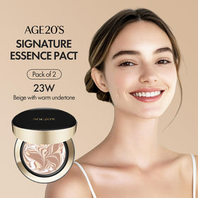 AGE20'S model applying compact showing quick touch-up and glow benefit