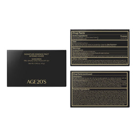 AGE20'S SPF label close-up showing strong sun protection benefit