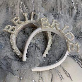 Agkvw headband worn at bachelorette party demonstrating visible celebratory look benefit