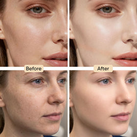 Agodafoo facial application in morning routine demonstrating layering under makeup