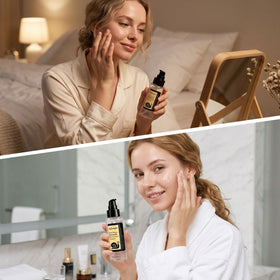 Agodafoo ingredient bottle showing snail secretion filtrate and purity advantage