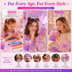 Agqbsl storage compartments open with sorted colors for quick selection and organization