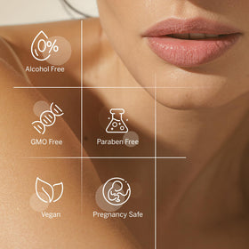 AHAVA jar pouring salts into hand demonstrating easy application and control