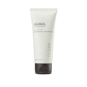 AHAVA front packaging shows cleanser bottle and brand trust benefits