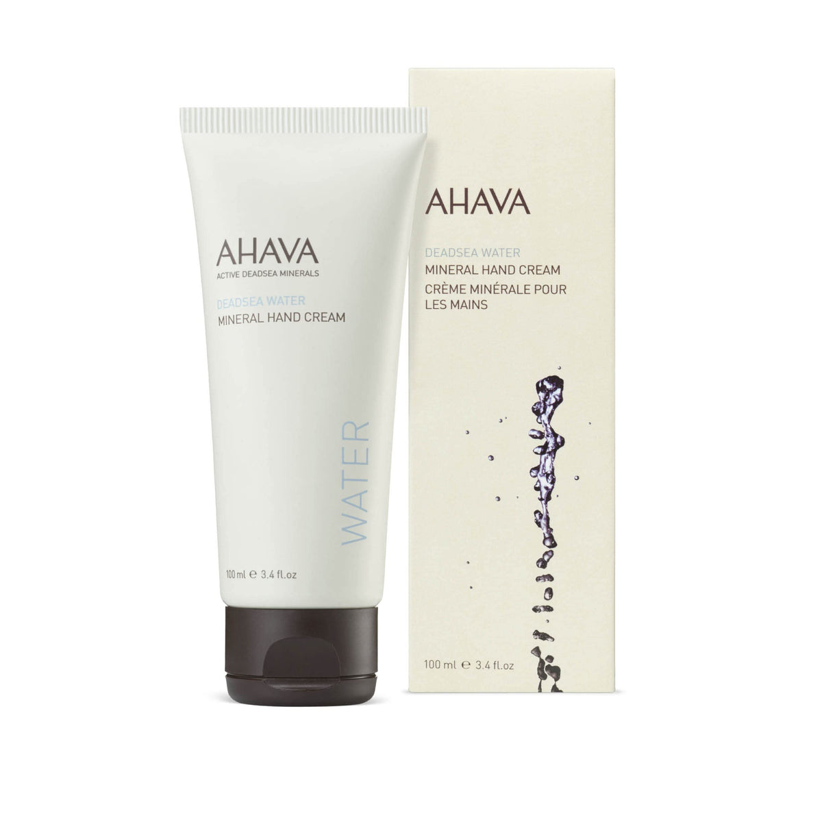 AHAVA cream texture closeup illustrating fast absorption and lightweight feel