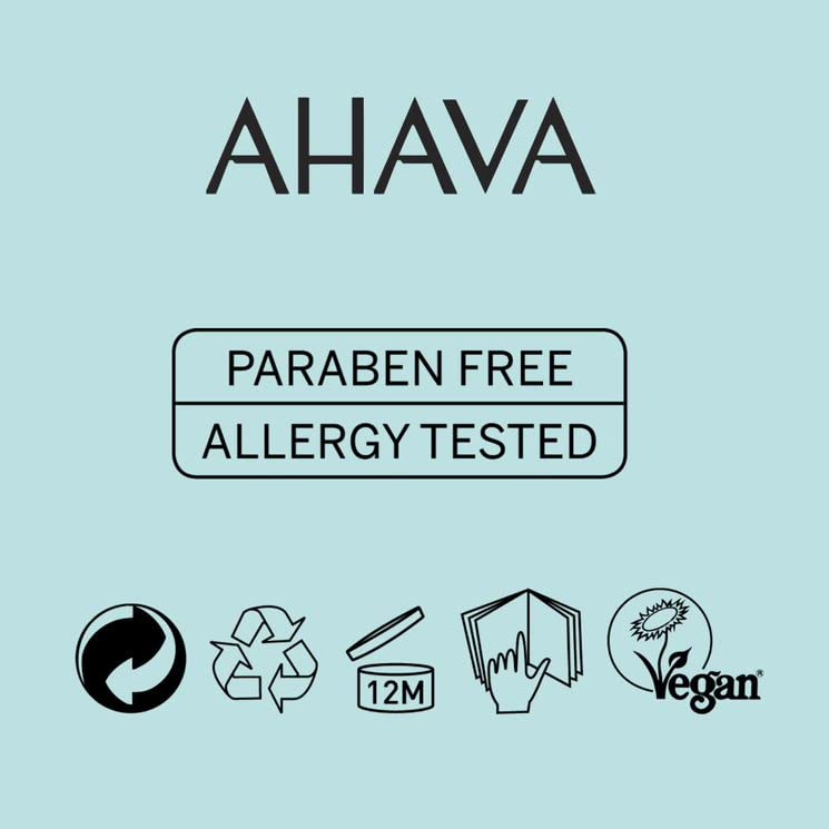 AHAVA product on bathroom sink in lifestyle scene for daily routine benefit