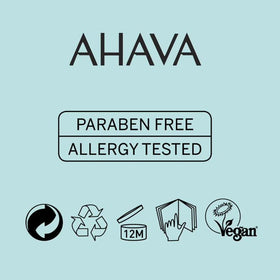 AHAVA product on bathroom sink in lifestyle scene for daily routine benefit