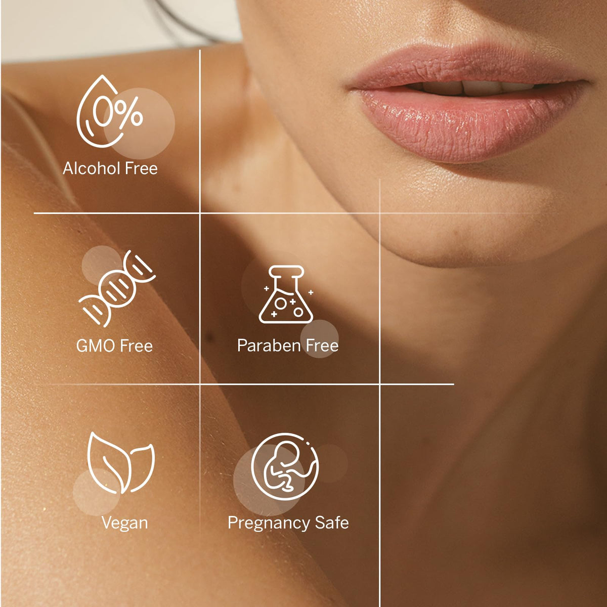 AHAVA product in hand applying to skin for visible moisturizing benefit
