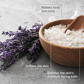 AHAVA osmoter label detail emphasizing mineral blend benefit for skin recharge