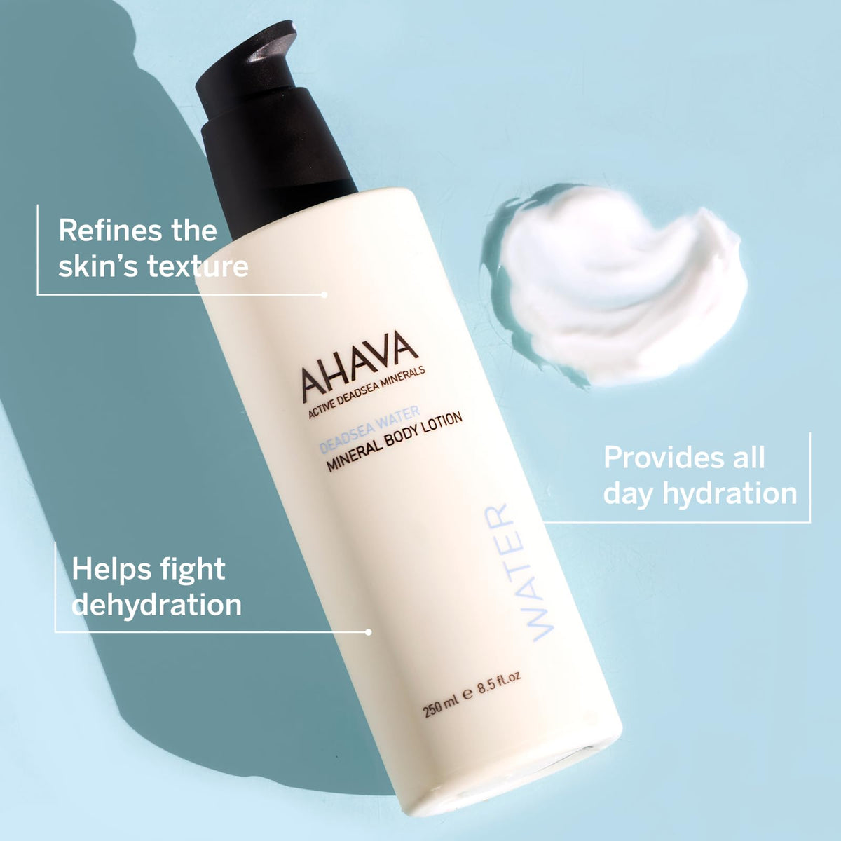 AHAVA Osmoter minerals jar with powder representing mineral-rich formula