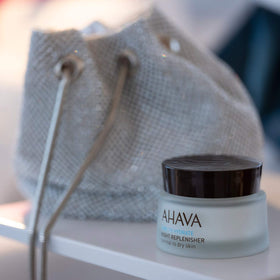 AHAVA cream texture close-up showing smooth velvety finish and rich moisture
