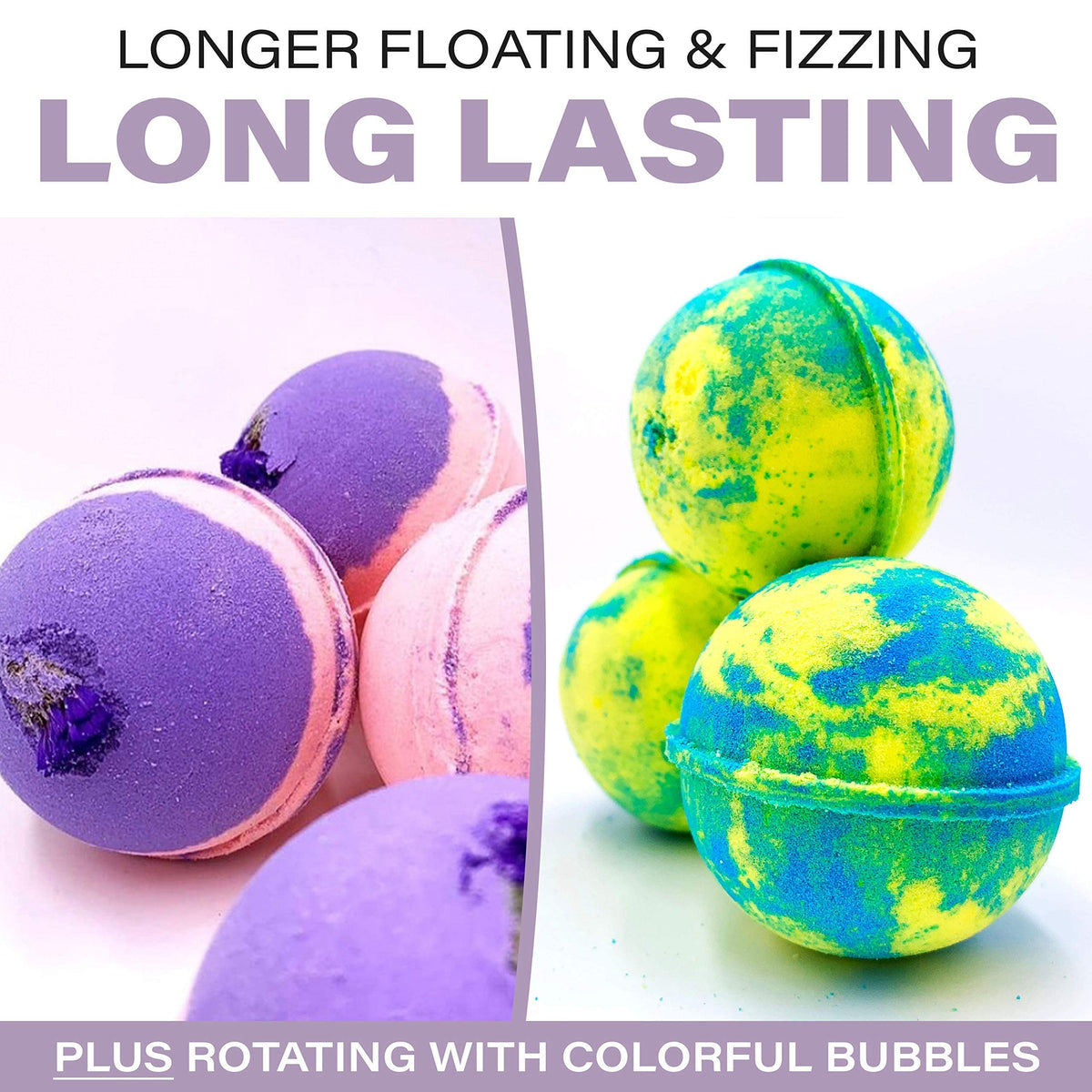 Ahila power of healing individually wrapped bath bombs kept fresh and hygienic for gifting