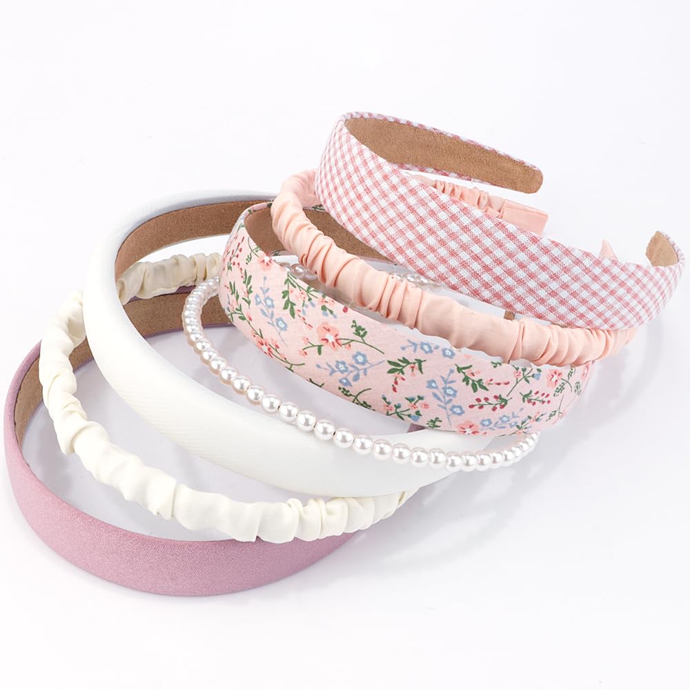 AHONEY padded headband close-up showing soft texture and comfortable fit
