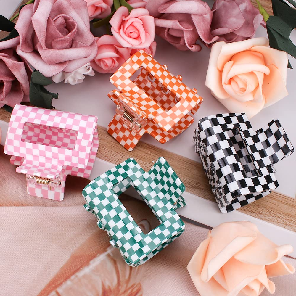 AHONEY spread of black green pink orange clips, offering outfit-matching color options