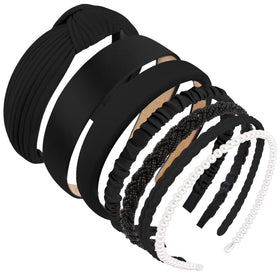 AHONEY headband worn by model demonstrating secure, non-slip fit