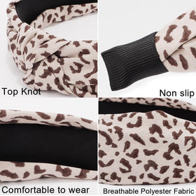 AHONEY headband worn by woman keeping hair back during routine