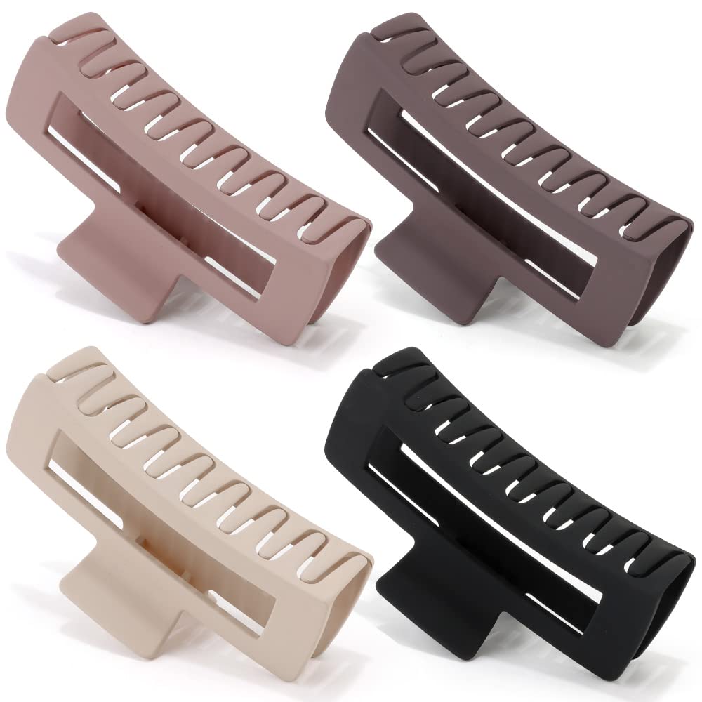 AHONEY packaged set of four neutral clips showing color variety and ready-to-gift presentation