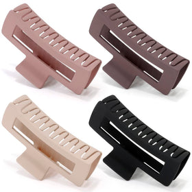 AHONEY packaged set of four neutral clips showing color variety and ready-to-gift presentation