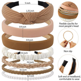AHONEY padded headband side detail offering cushioned, gentle hold