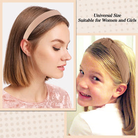 AHONEY pearl and beaded headbands close-up adding elegant finishing touch