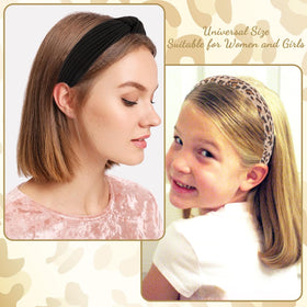 AHONEY headbands displayed side-by-side showing width options