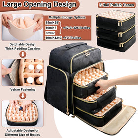 ahzske velvet removable pouches protect bottles and prevent scratches