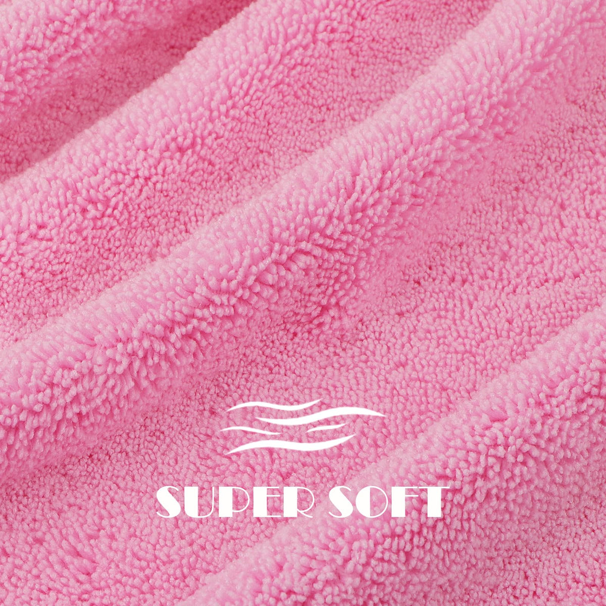 AIDEA microfiber close-up revealing soft dense fibers for faster water absorption
