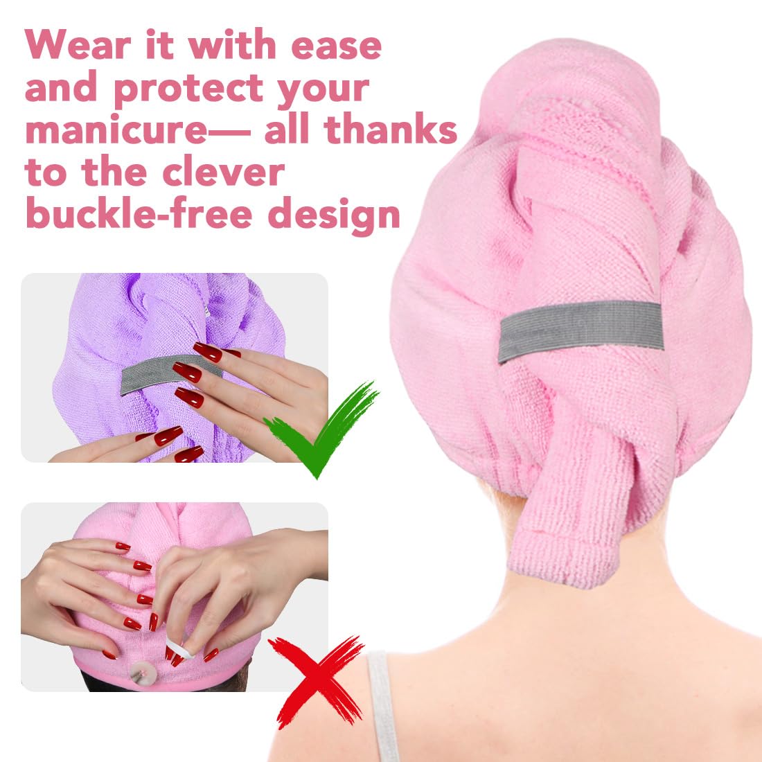 AIDEA elastic band detail showing secure no-slip hold for active use