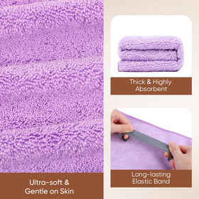 AIDEA elastic strap detail securing wrap comfortably without tugging hair