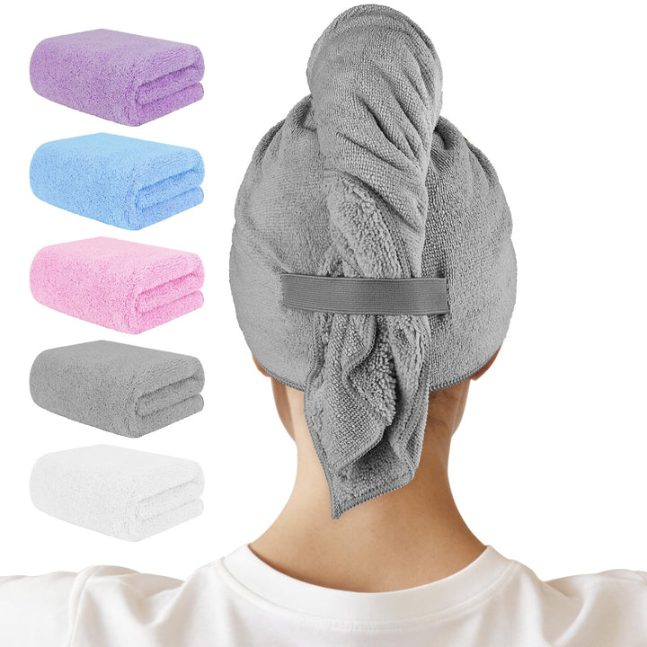 AIDEA front view showing full 40x20 towel and neat edges, ideal for quick drying
