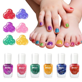Aieenjor front packaging showing six colorful bottles and kid-friendly design benefit