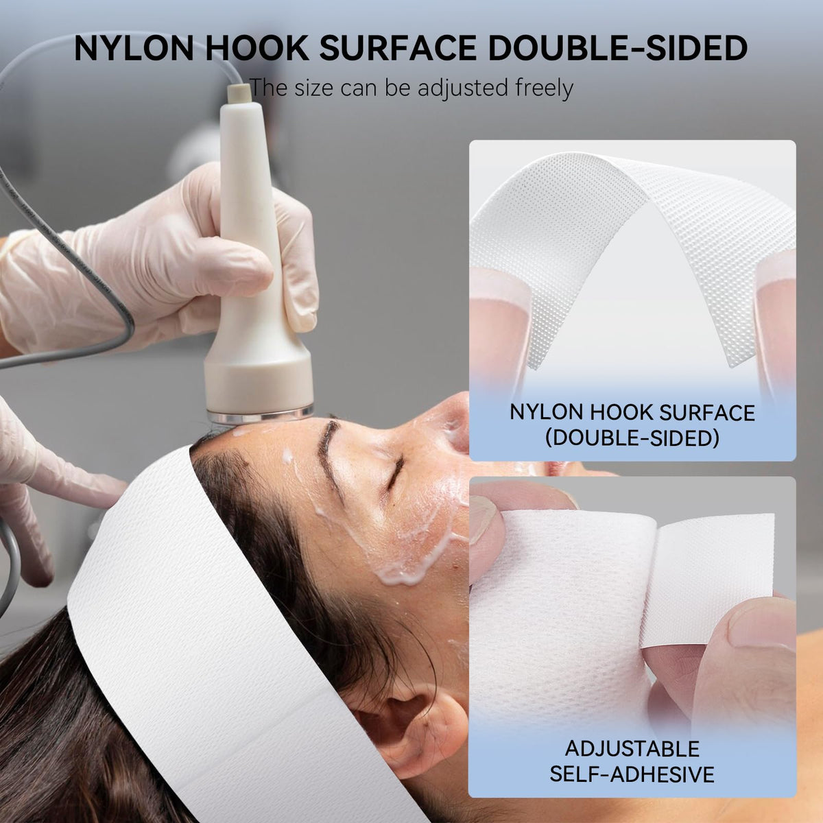 AIHOPESTO headband used at home for face washing and mask application