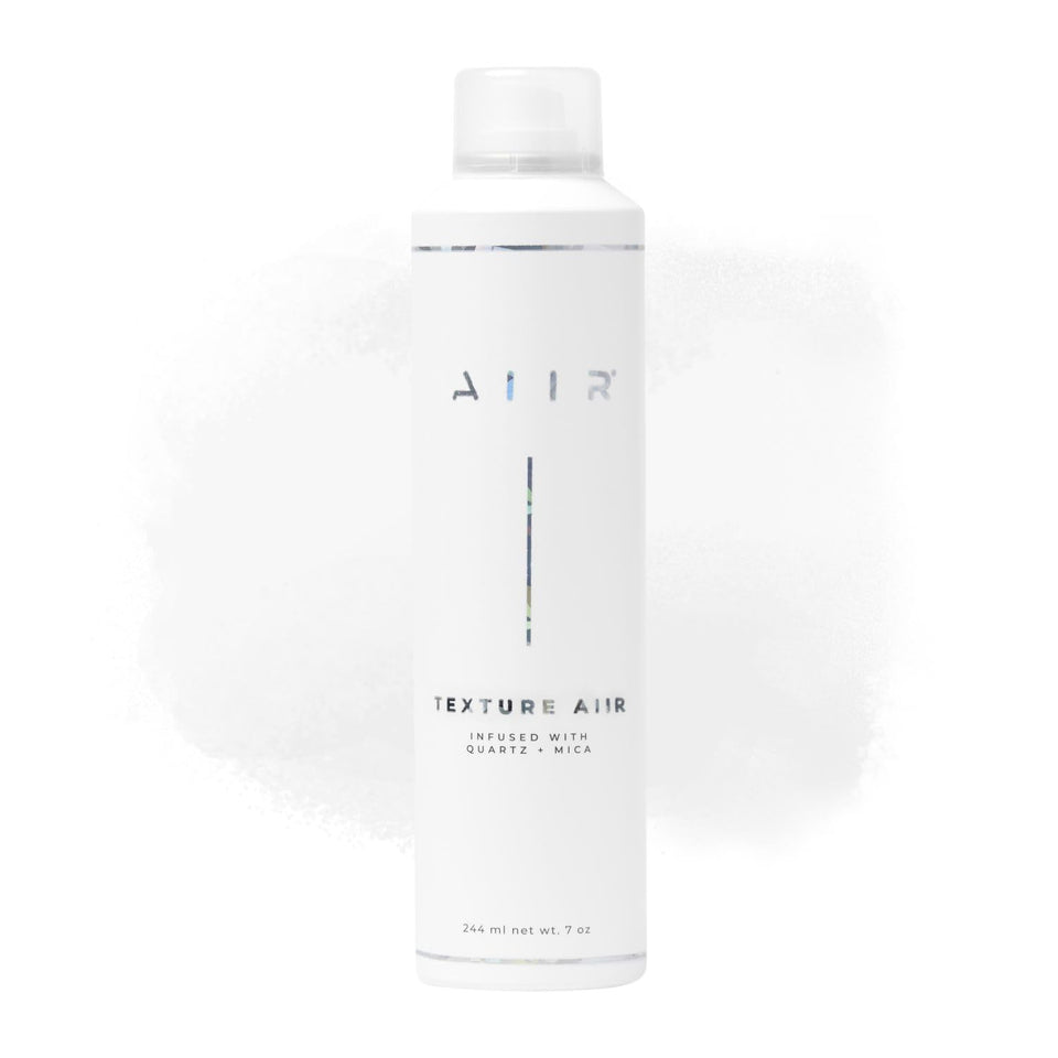 AIIR front packaging of texture styling spray showing brand and size benefit