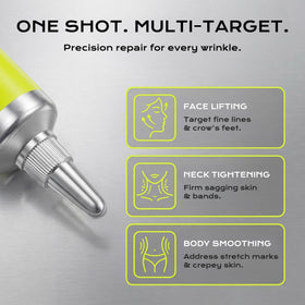 Aikertec before and after skin texture comparison showing refined pores