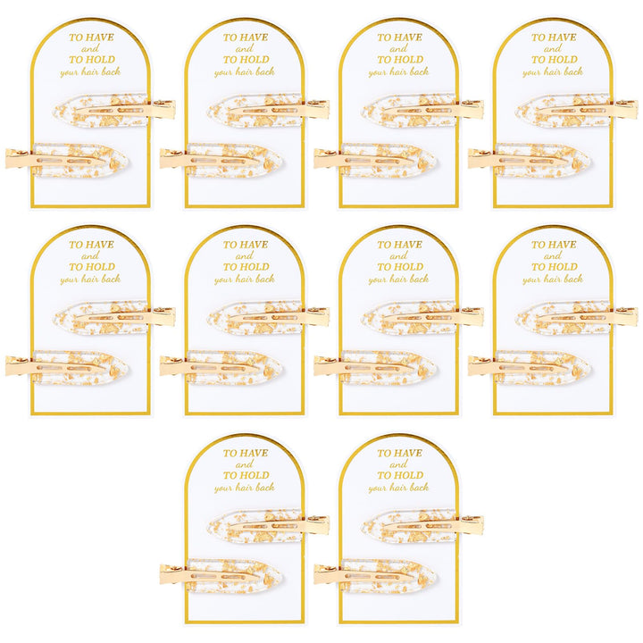 Aileam front packaging showing 20 gold creaseless clips, elegant gift-ready set