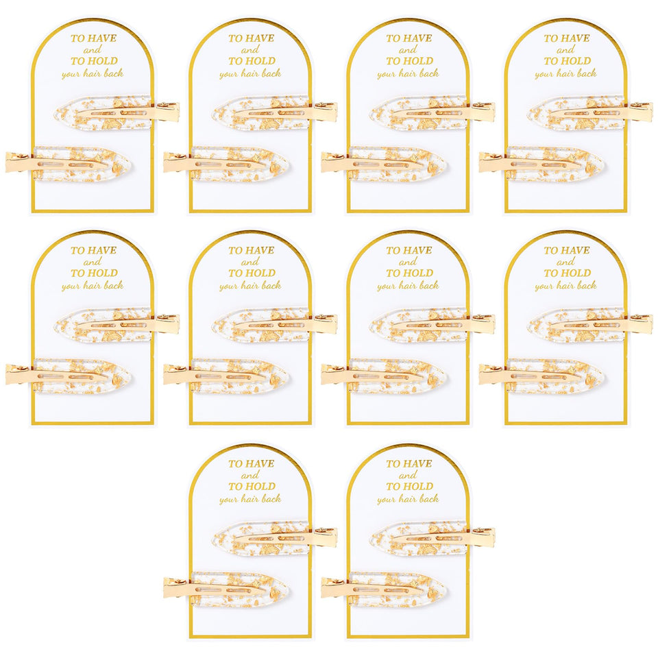 Aileam front packaging showing 20 gold creaseless clips, elegant gift-ready set