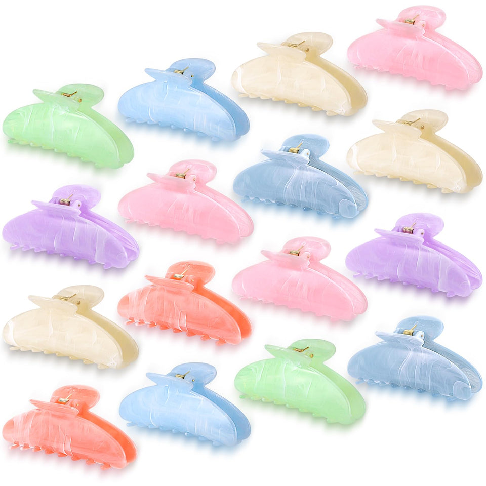Ailefentene front packaging showing full 16-piece pastel clip set and convenience