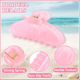 Ailefentene clip used in bun showcasing secure hold for thick hair
