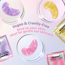 AILEORY ingredients flatlay with hyaluronic acid and collagen showing hydration benefit