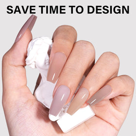 AILLSA five nude colors arranged to show natural tone versatility