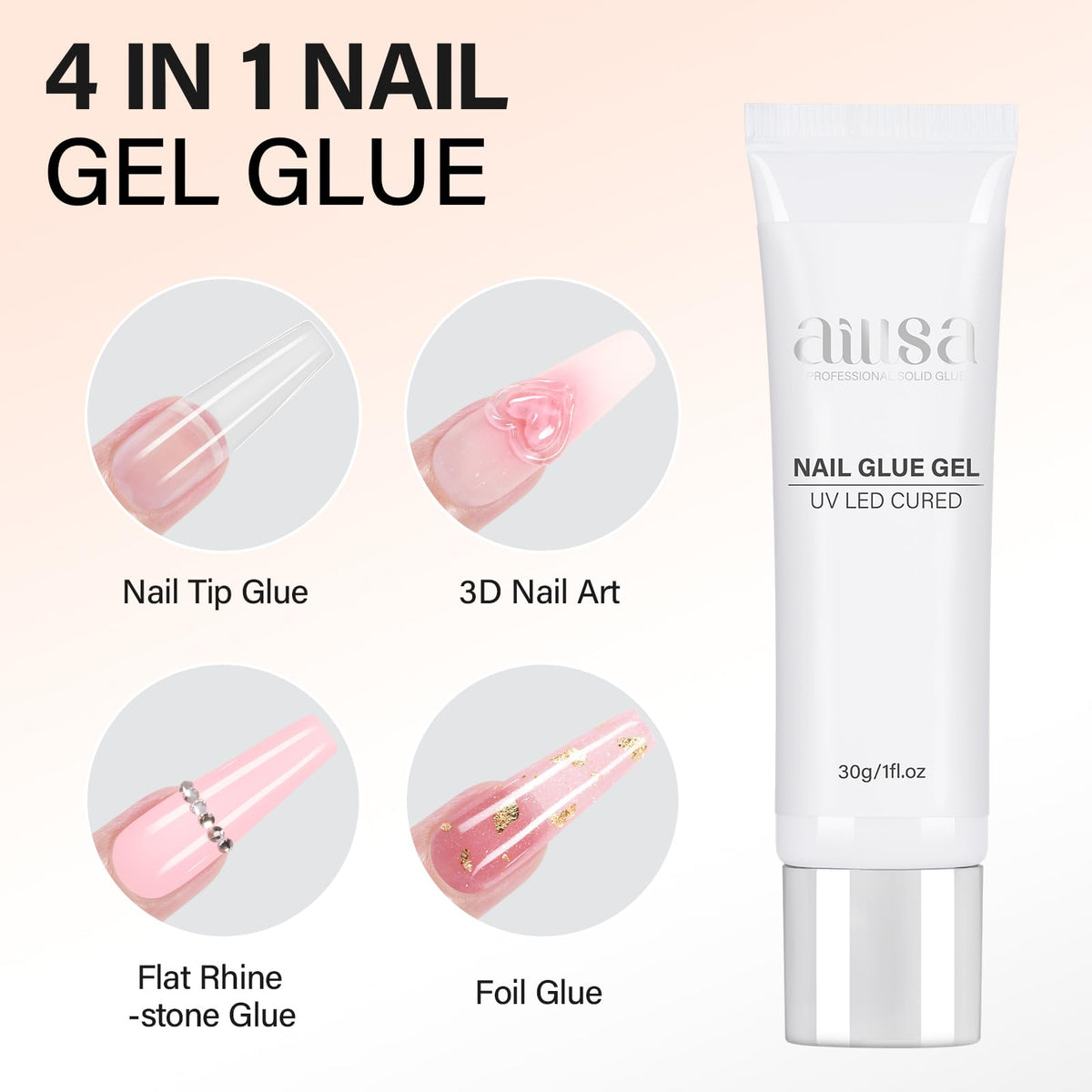 AILLSA gel texture on spatula showing smooth bubble-free application